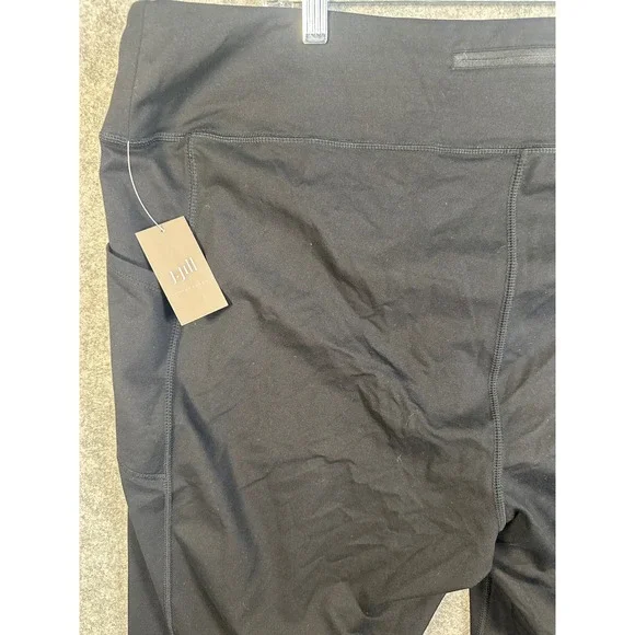 J.Jill Fit Performance Boot-Cut Pants Black Activewear Pockets 3X 220974 NEW - Picture 10 of 12